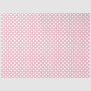 Weißes Polka-Dot-Papier Seidenpapier