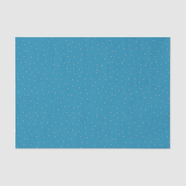 Weißes Polka-Dot-Papierpapier Seidenpapier (Vorderseite)