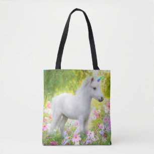 Weißes Pony Einhorn