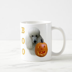 Weißes Poodle Boo Kaffeetasse