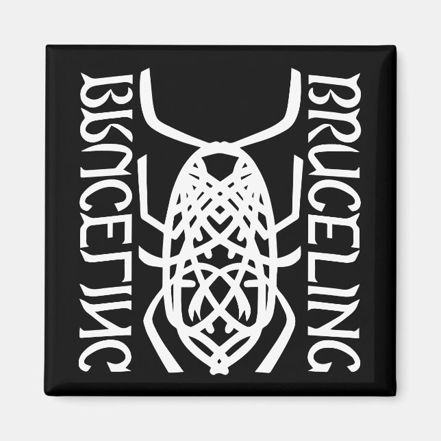 Weißes Print Square Magazin Magnet (Vorne)