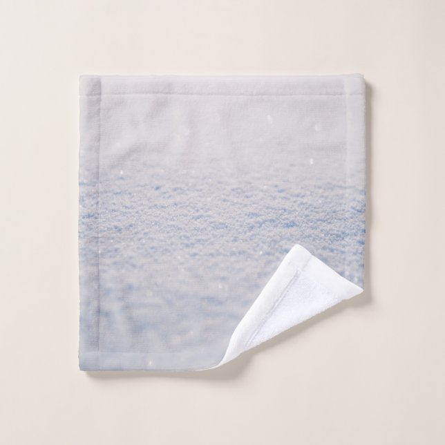 Weißes Pulver Waschlappen (Waschlappen)