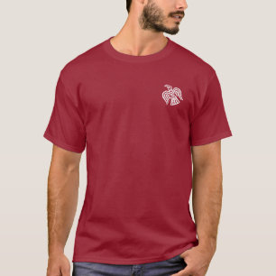Weißes Raben-Shirt Wikingers T-Shirt