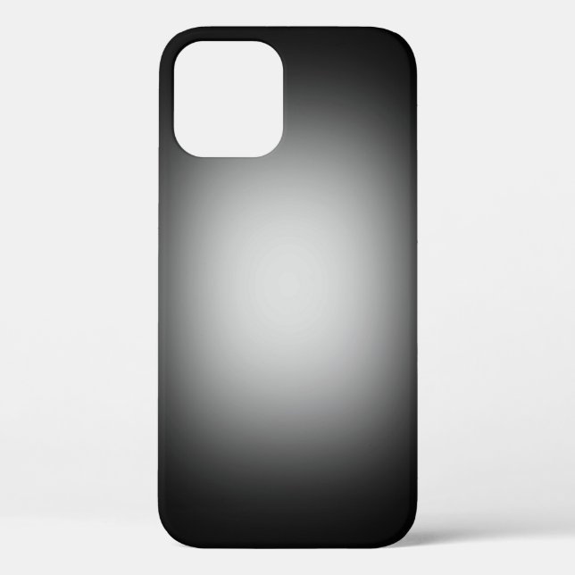 Weißes Rampenlicht auf dem schwarzen Fall Case-Mat Case-Mate iPhone Hülle (Rückseite)
