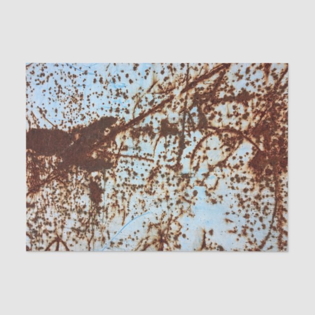 Weißes rostes Korrosionsmuster Seidenpapier (Vorderseite)