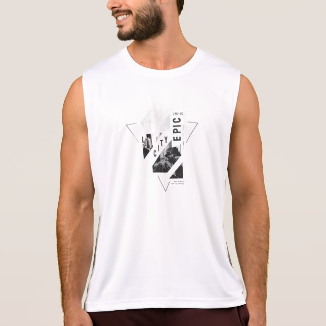 Weißes Rundhals-T-Shirt Baby Strampler (Vorderseite)