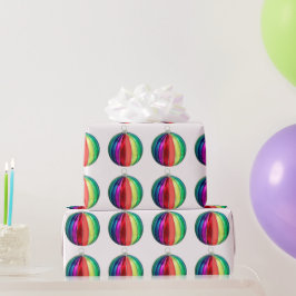 Weißes Schleifpapier für mehrfarbige Ornamente Geschenkpapier