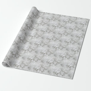 Weißes Schnee-Frost-Geschenkpapier Geschenkpapier