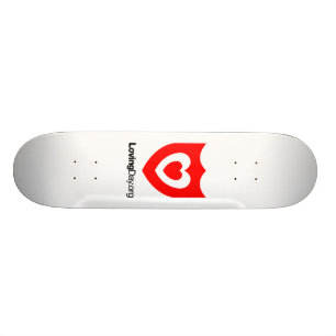 Weißes Skateboard