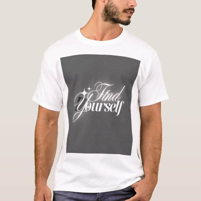 Weißes T-Shirt Ästhetik  (Vorderseite)