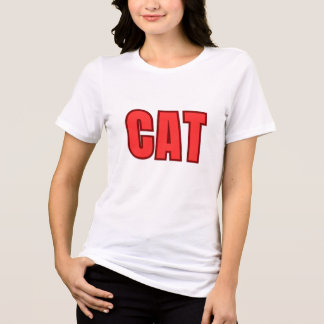 weißes T-Shirt für Mädchen Tri-Blend Shirt