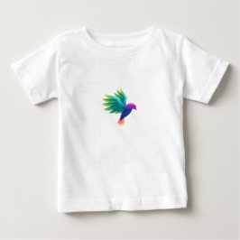 Weißes T-Shirt mit farbenfrohem Grafikdruck