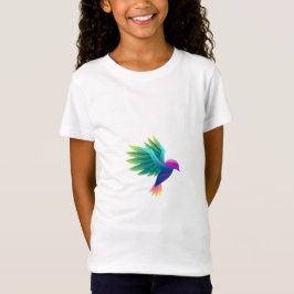Weißes T-Shirt mit farbenfrohem Grafikdruck