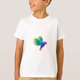 Weißes T-Shirt mit farbenfrohem Grafikdruck