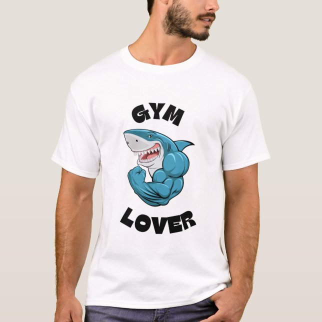 Weißes T-Shirt mit halben Ärmeln (Vorderseite)