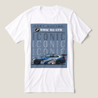 Weißes T-Shirt mit halben Ärmeln mit aufgedrucktem Tri-Blend Shirt