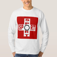 Weißes T-Shirt SPORT Schweiz