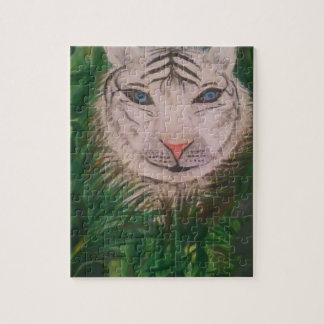 Weißes Tiger-Puzzlespiel Puzzle