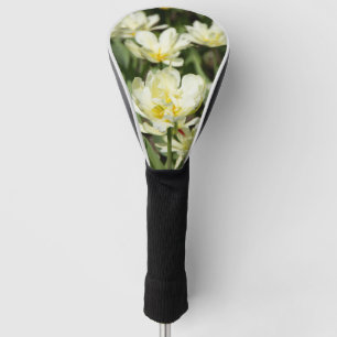 Weißes Tulpen-Foto Golf Headcover
