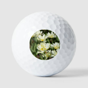Weißes Tulpen-Foto Golfball
