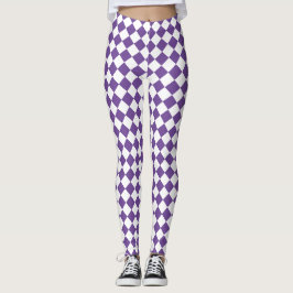Weißes und [benutzerdefiniertes Farbmuster] Leggings
