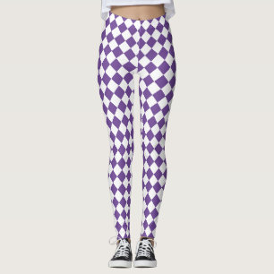 Weißes und [benutzerdefiniertes Farbmuster] Leggings