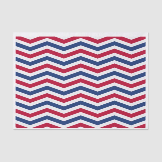 Weißes und blaues Gewebe Seidenpapier (Vorderseite)