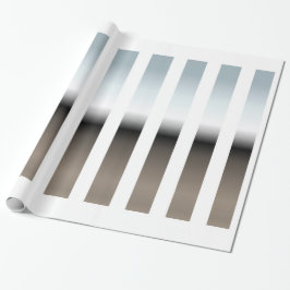 Weißes und Chrome-Umschlagpapier Geschenkpapier