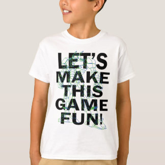 Weißes und grünes Line-Art-T-Shirt-Design T-Shirt