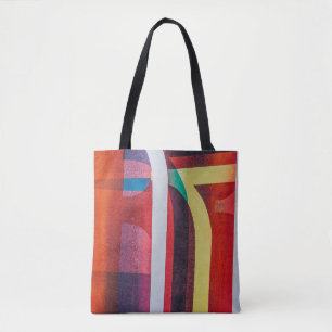 Weißes und rotes Textil