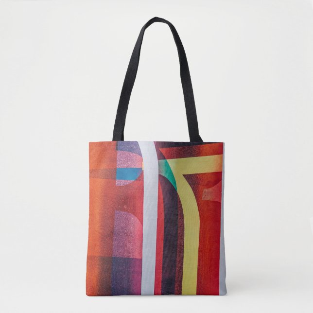 Weißes und rotes Textil (Vorderseite)