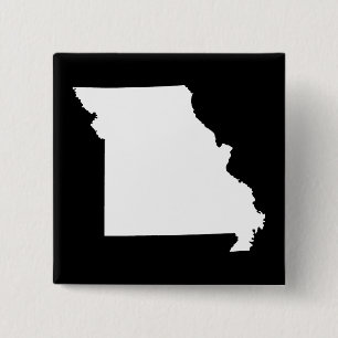 Weißes und Schwarzes Missouri Button