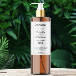 Weißes, Vintages, wasserdichtes Etikett