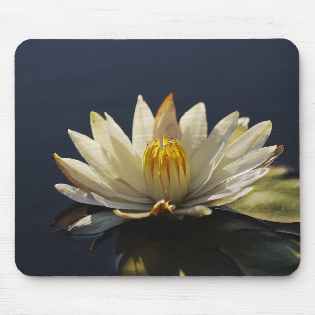Weißes Wasser lilly mousemats - kundengerecht Mousepad (Vorne)