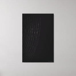 Weißes Web mit schwarzer Leinwand