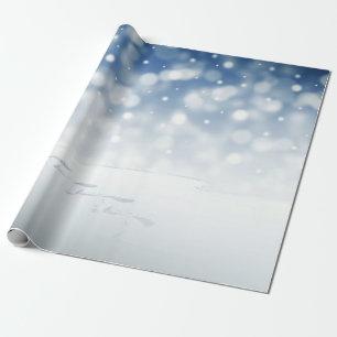 Weißes Weihnachtsfest Geschenkpapier
