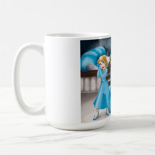 Weißes Weihnachtsgroße Kaffee-Tasse Kaffeetasse (Links)