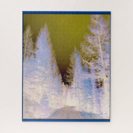 Weißes Wonderland Puzzle