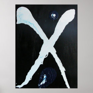 WEIßES X POSTER