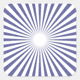 Weißes Ziel: Quadratischer Aufkleber