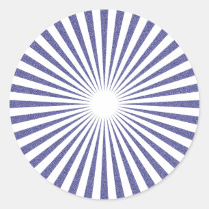 Weißes Ziel: Runder Aufkleber