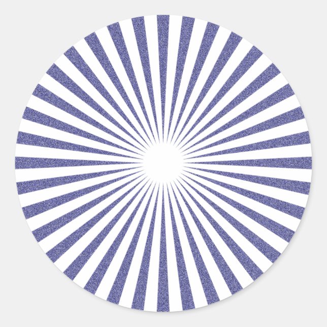 Weißes Ziel: Runder Aufkleber (Vorderseite)