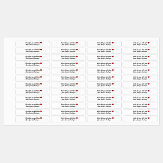 Weißetiketten mit hellbraunem Rechteck Etiketten