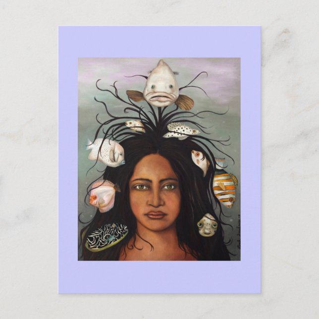 Weißfisch Postkarte (Vorderseite)