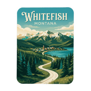 Weißfisch USA Magnet