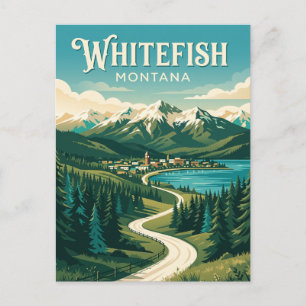 Weißfisch USA Postkarte