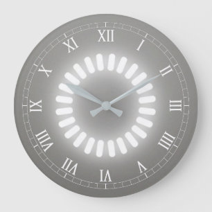 Weißglanz Große Wanduhr