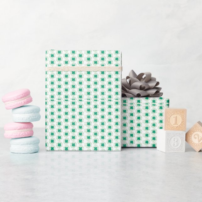 Weißglänzendes, glänzendes Papier Geschenkpapier (Babyparty)