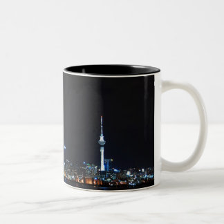 Weißglühendes Auckland Zweifarbige Tasse