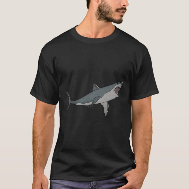 Weißhaie-Liebe T-Shirt (Vorderseite)